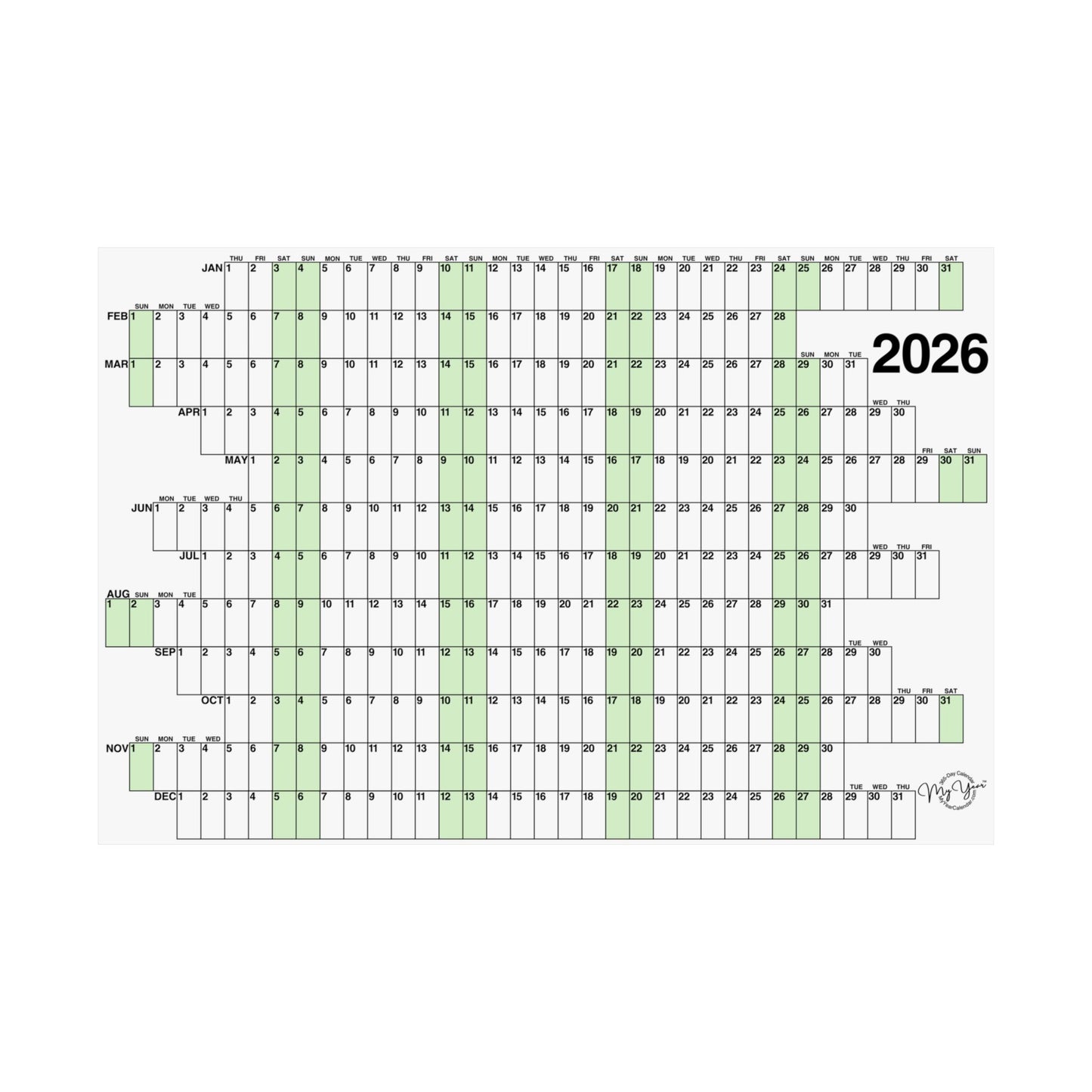 2026 Green Weekends